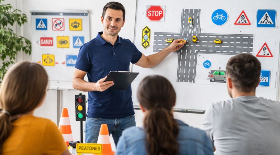 Qué hace un profesor de movilidad segura y educación vial