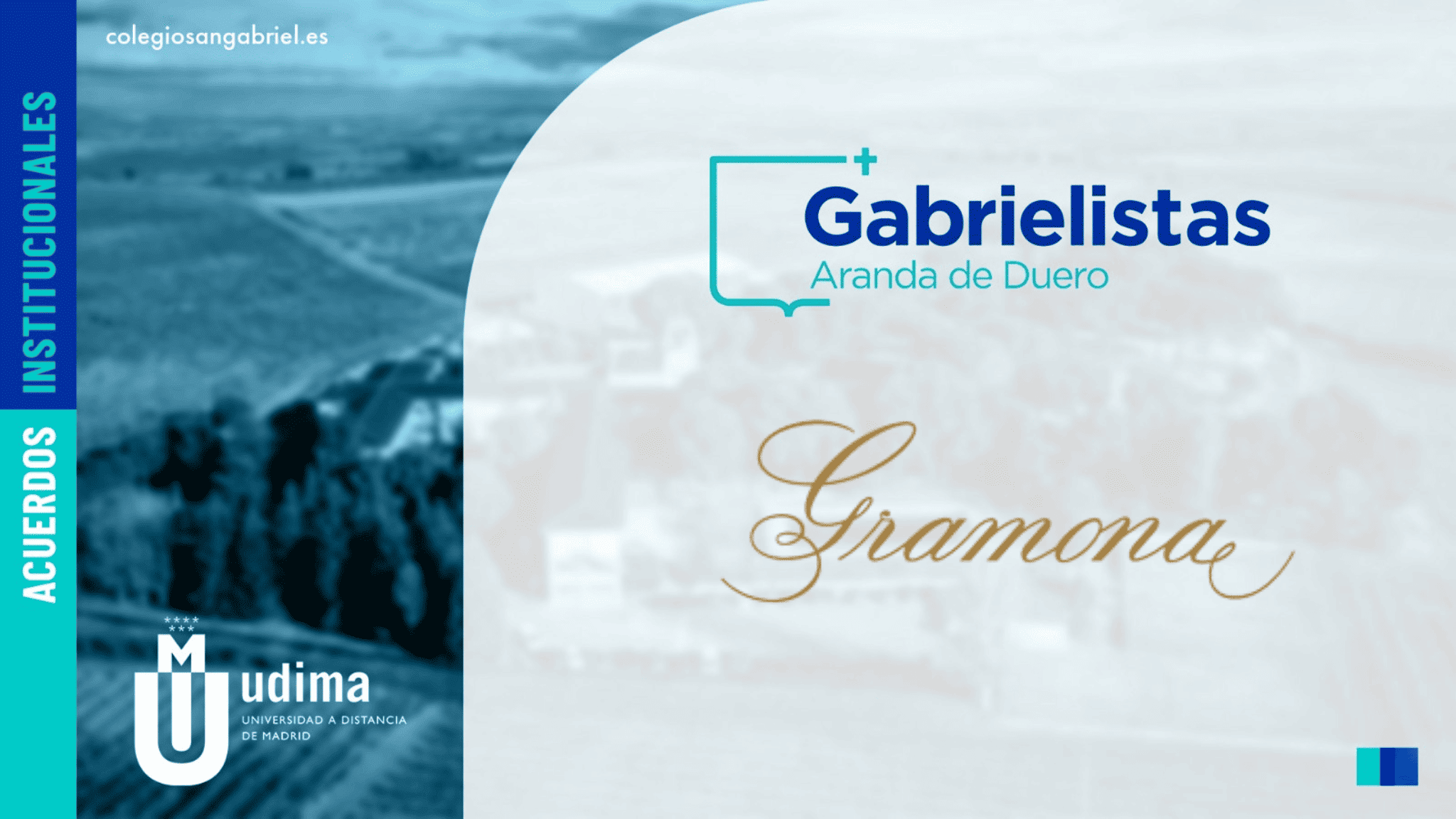 Acuerdos institucionales gabrielistas gramona